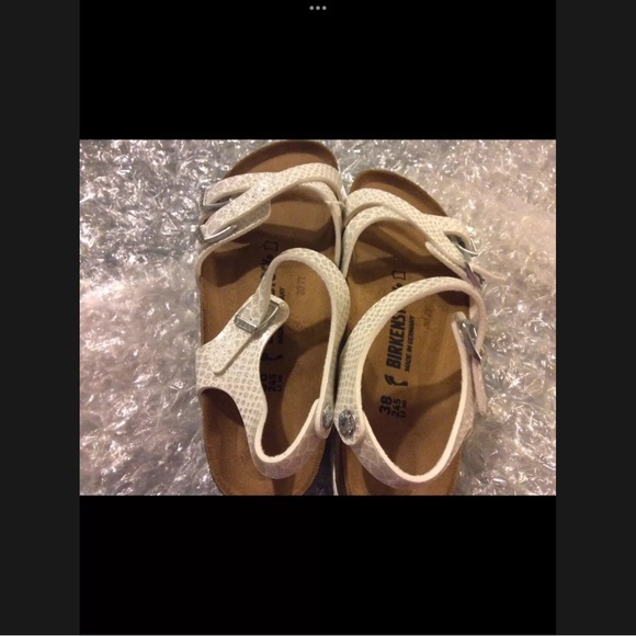 BIRKENSTOCK KUMBA MAJIC SNAKE WHITE WOMEN’S U.S. 7N EU 38 - Picture 4 of 8